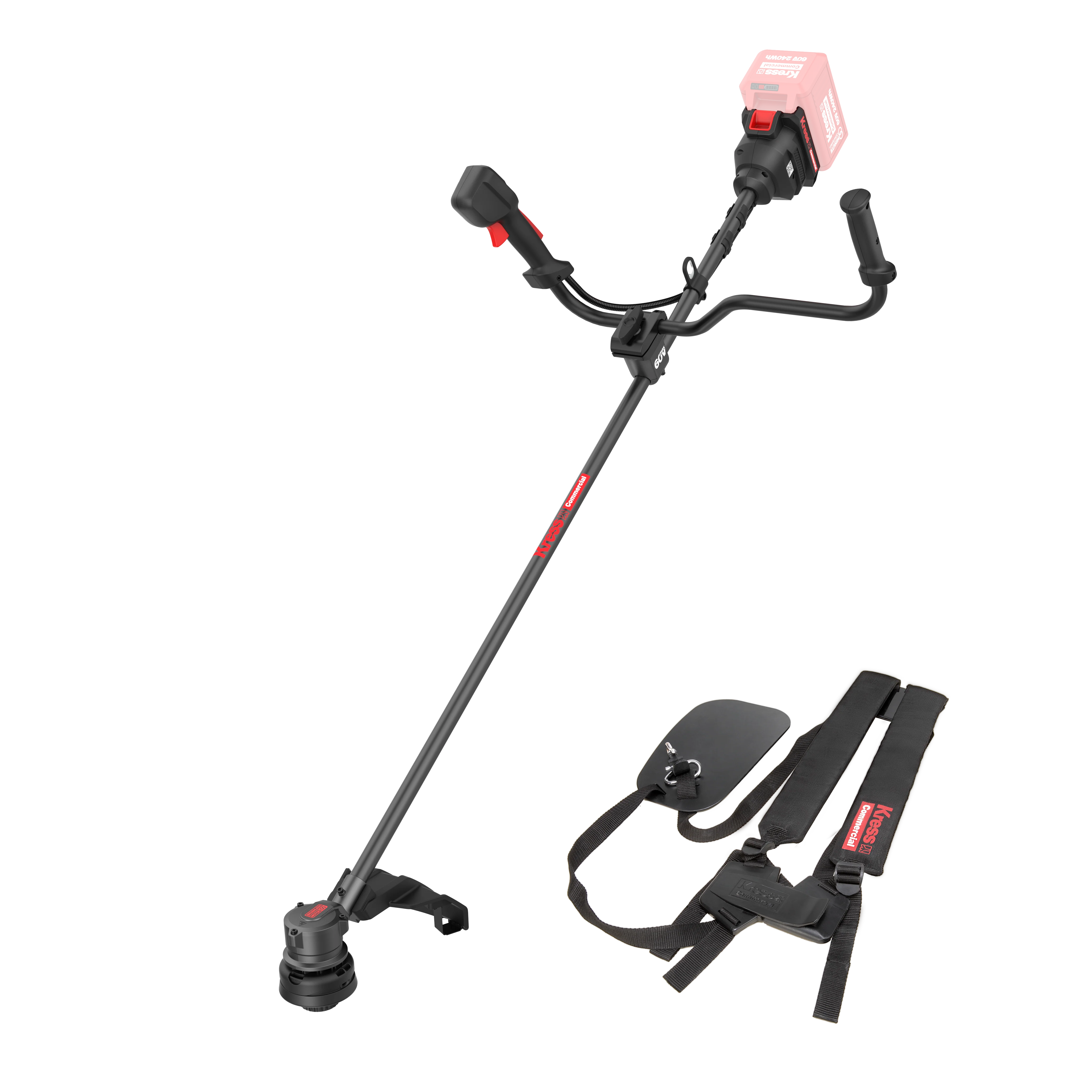 Kress Commercial 60V 42cm Front Motor Brush Cutter KC111 (Tool Only) - Image 9